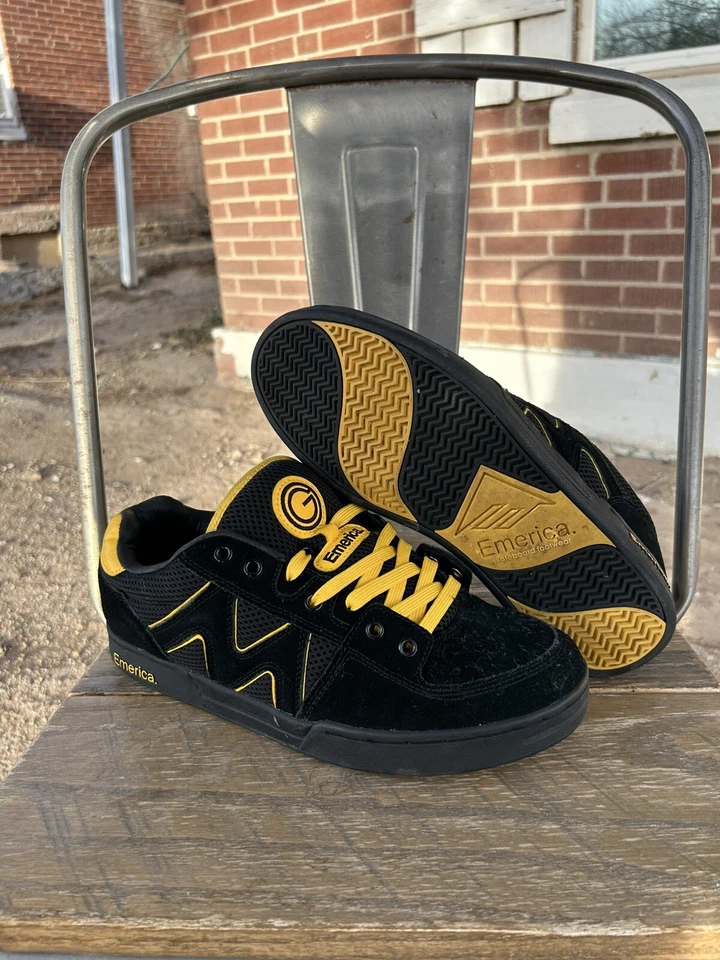 Vintage Emerica 2008 Marc Johnson OG One 1 Skateboarding Shoes Sk8 Pro Model - Image 2 of 4