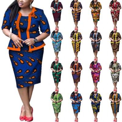 ankara coat dress