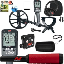 Minelab EQUINOX 900 Multi-IQ Metal Detector w/ FREE Pro-Find 40 Pinpointer