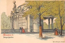 Dresden Germany Zwinger Pavilion Vintage Postcard AA70529