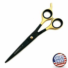 BARBER SALON ADULTS KID HAIR STYLING HAIR CUTTING SHEARS SCISSORS 6" INCH GOLD