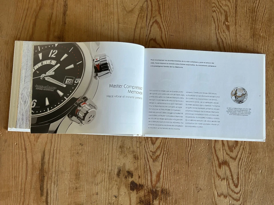 Katalogbuch - JAEGER LeCOULTRE - Uhrenkollektion 2004 2005 - Spanisch - Image 4 of 4