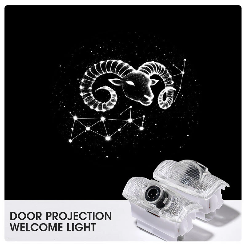 Luces proyectoras LED para puerta de coche Toyota 2 piezas Foto 2 de 4