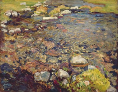 #ad John Singer Sargent Signed Oil Painting on Canvas 16x24 in Impressionism .. $429.00