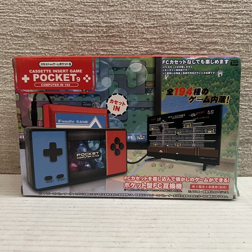 Pocket 9 Computer in 194 or Famicom Cassette Insert Game From Japan W/ Box EUC - Picture 4 of 16