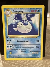 Dewgong 25/102 1st Edition Base Set NM DUTCH Pokémon Free Ship