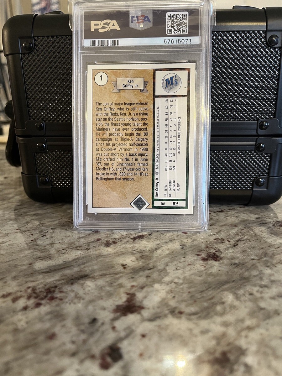 PSA 8 1989 Upper Deck Ken Griffey Jr Star Rookie Card | eBay
