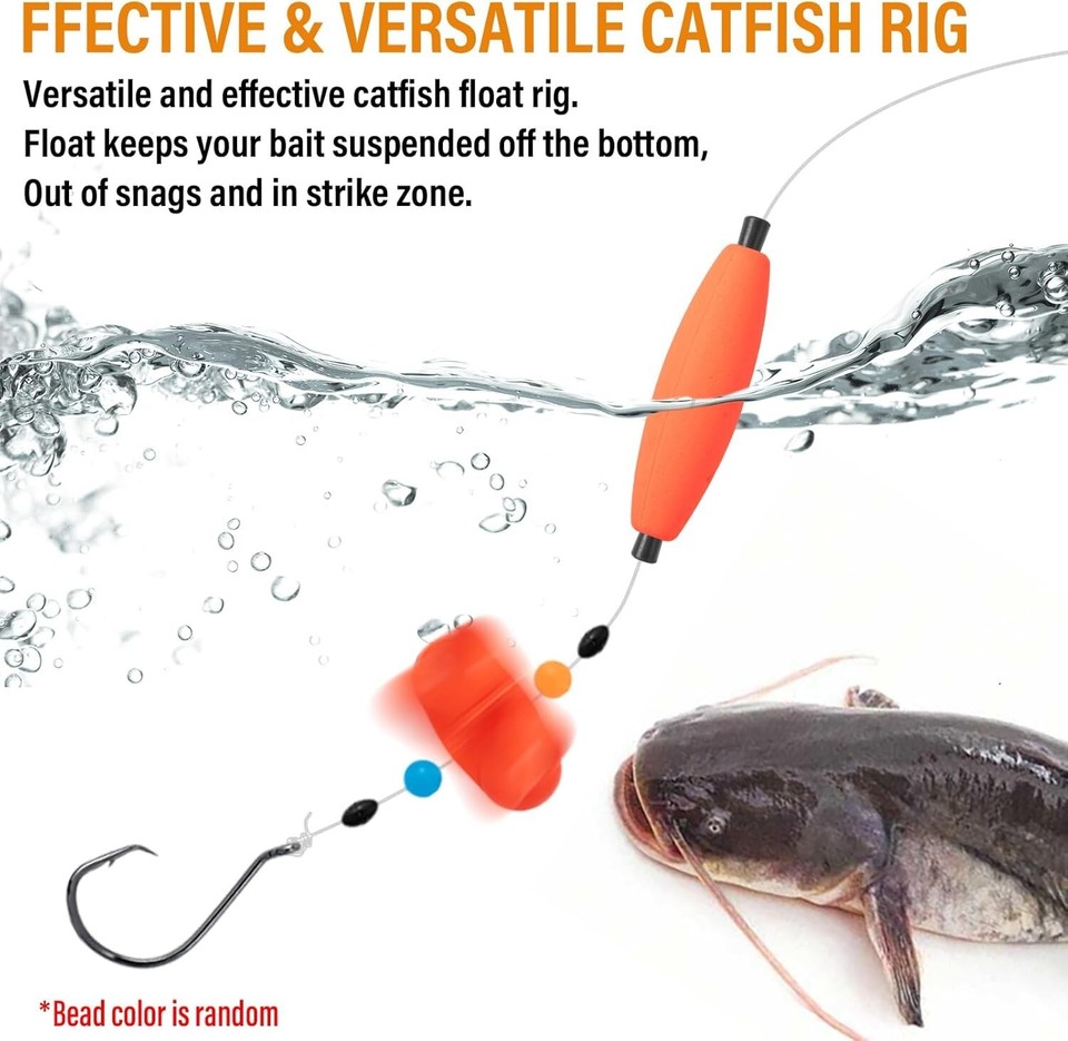 QualyQualy Fishing Bobbers Fish Float Rigs With Propeller