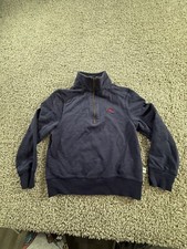 Tommy Bahama Kids Blue 1/4 Zip Sweater Size XS 4 Long Sleeve