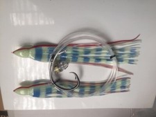 Plataforma de pez espada con gancho círculo de demonio mostaza de 4 mtr 500 lb flurocarbono 16/0