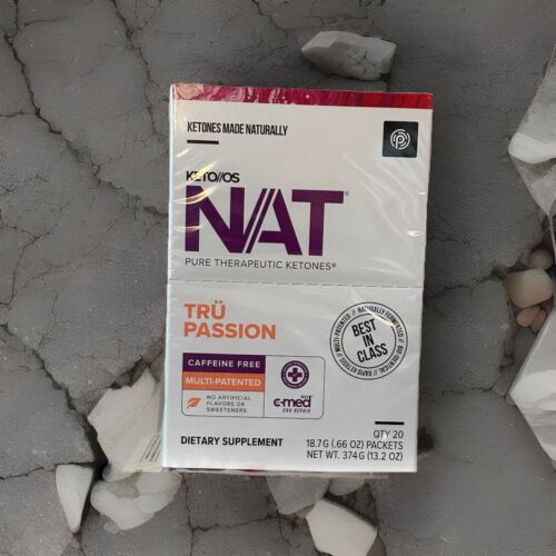 🔥 Pruvit Ketones NAT 20 Packets TRU PASSION Caffeine Free EXP: 05-2025