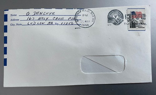 1984 PNC Commercial Cover, 20¢ Flag Over Supreme Court #11, Scott #1895, Fine - 第 1/2 張圖片