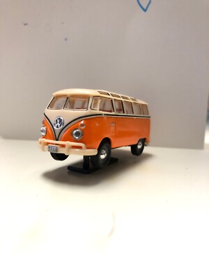 Hongwell Cararama VW Volkswagen Orange Bus Multi Window COMB1