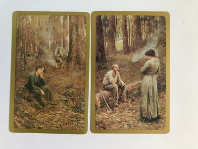 The Pioneer Frederick McCubbin Australia Artist Vintage Retro Playing SWAP CARDS
