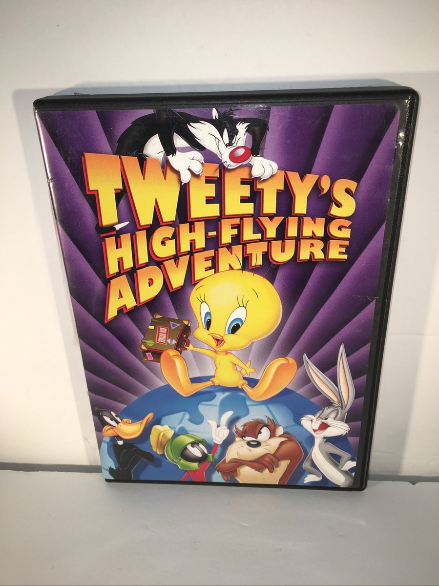 Tweety's High Flying Adventure 1st Movie DVD Daffy Pepe Le