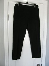 Nine West Black Dress Pants Polyester Blend Stretch Size 6 