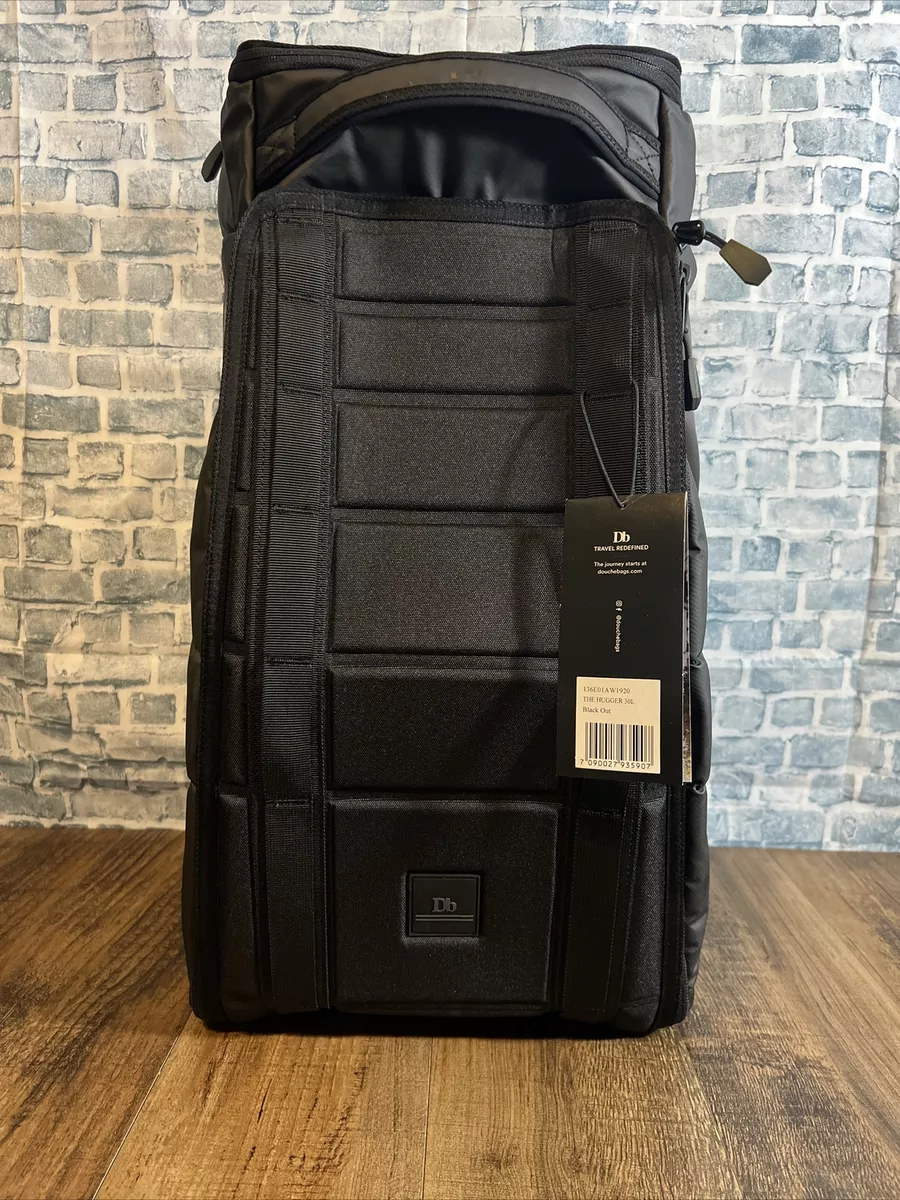 Db Hugger 30L Backpack carry on luggage DoucheBags Black Out