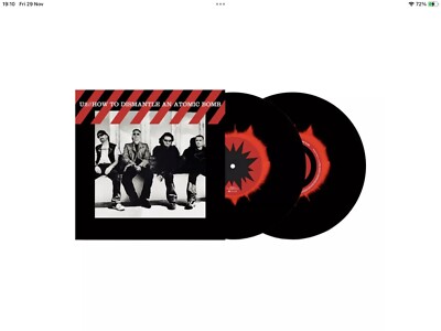 SEALED-U2-BLACK & RED INK SPOT VINYL LP-HOW TO DISMANTLE AN ATOMIC BOMB-M/UNPLYD