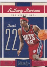 Anthony Morrow 2010-11 Panini Classics 22/250 Jersey Number 1/1