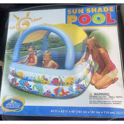 The Wet Set Intex Sun Shade Pool For Kids NIB #56471E