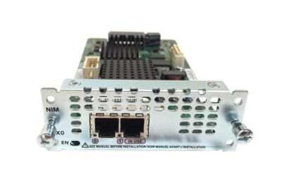 Cisco NIM-2FXO 2 Port FXO NIM, 1 Year Warranty