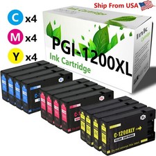 12-Pack Color Ink Cartridge PGI1200 1200XL for MB2350 MB2320 MB2050 Printer