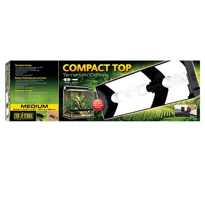 Exo Terra Compact Top Terrarien Abdeckung - Beleuchtung 60 x 9 x 20 cm PT2227
