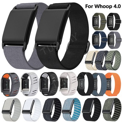 For Whoop 4.0 Sport Silicone Nylon Wrist Band Breathable Replacement Watch Strap