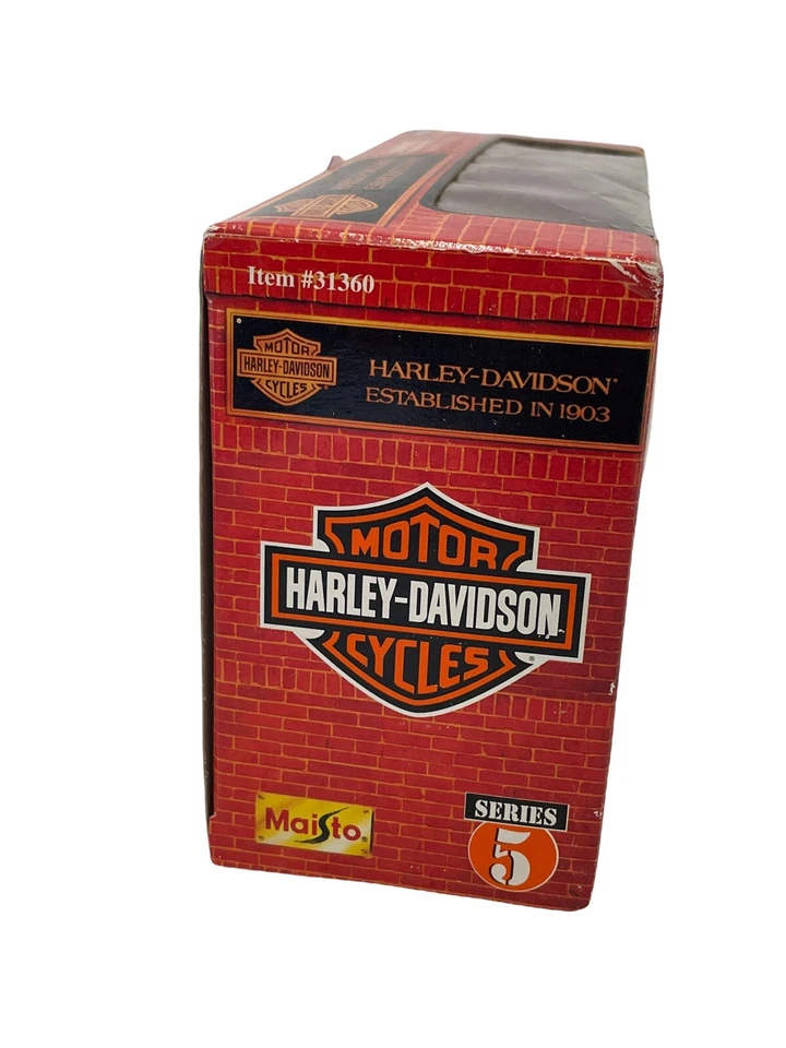 Maisto Harley Davidson Serie 5 Escala 1:18 1942 WLA Cabeza Plana Motocicleta Foto 3 de 4