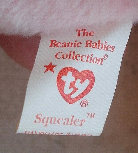 TY Beanie Baby Squealer Pig April 23, 1993 P.E. Pellets Great Shape - Picture 7 of 7