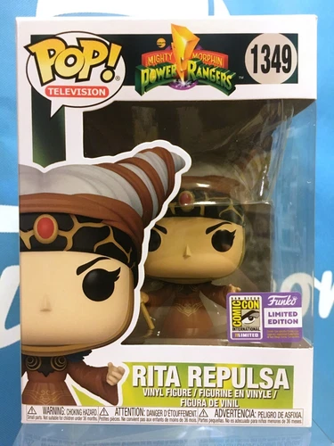 Funko Pop Television 1349 Rita Repulsa 2023 SDCC Exclusive Official Sticker