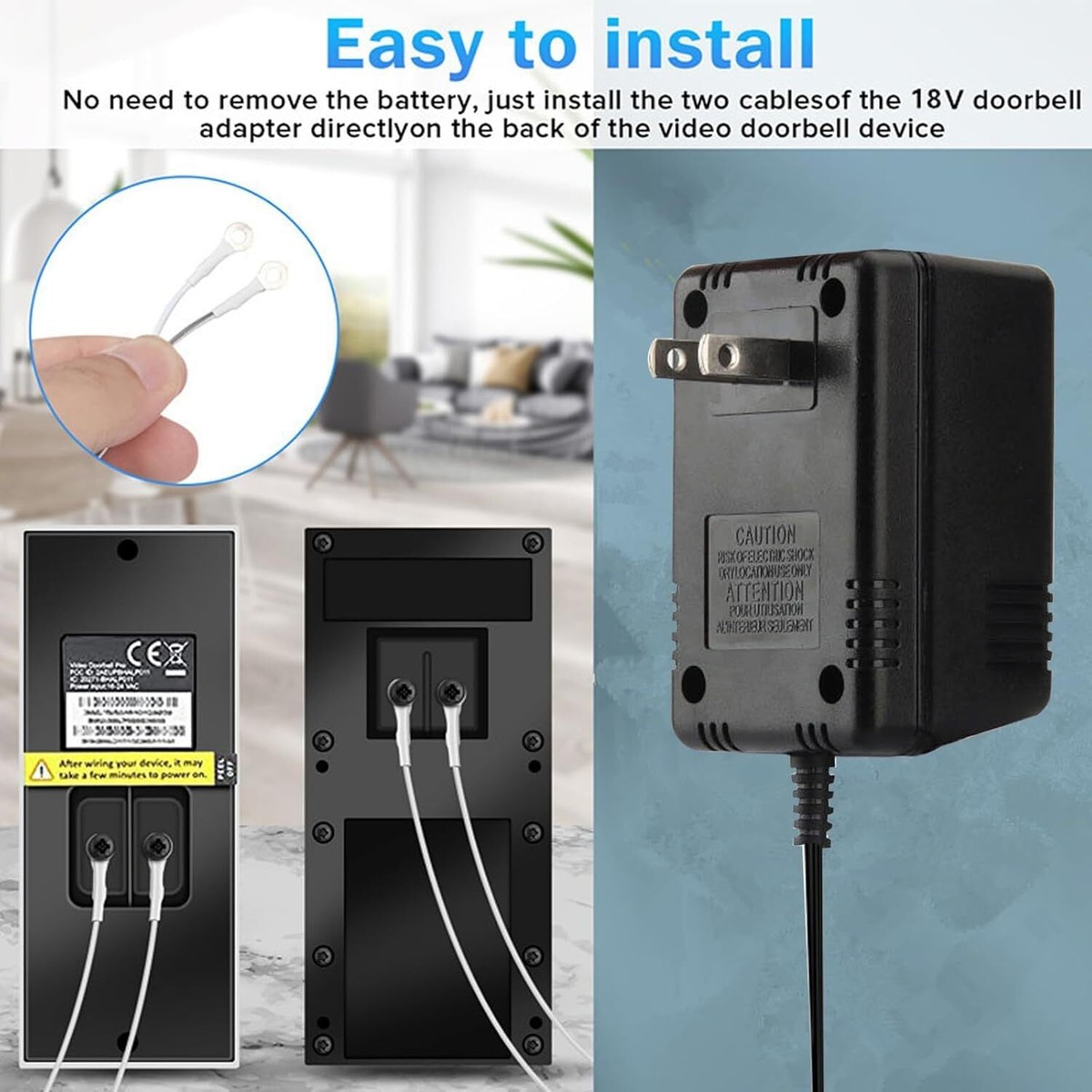 Transformer Unifi Protect G4 Doorbell Power Supply Ubiquiti UVC G4