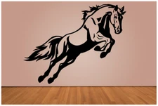 HORSE LARGE Clipart Wall Vinyl Decal Mural Art 22x28" Home Decor COUNTRY WESTERN