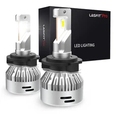 Lasfit LED Headlight H7 Bulbs For VW Jetta 2011-2017 Low Beam Custom Adapter