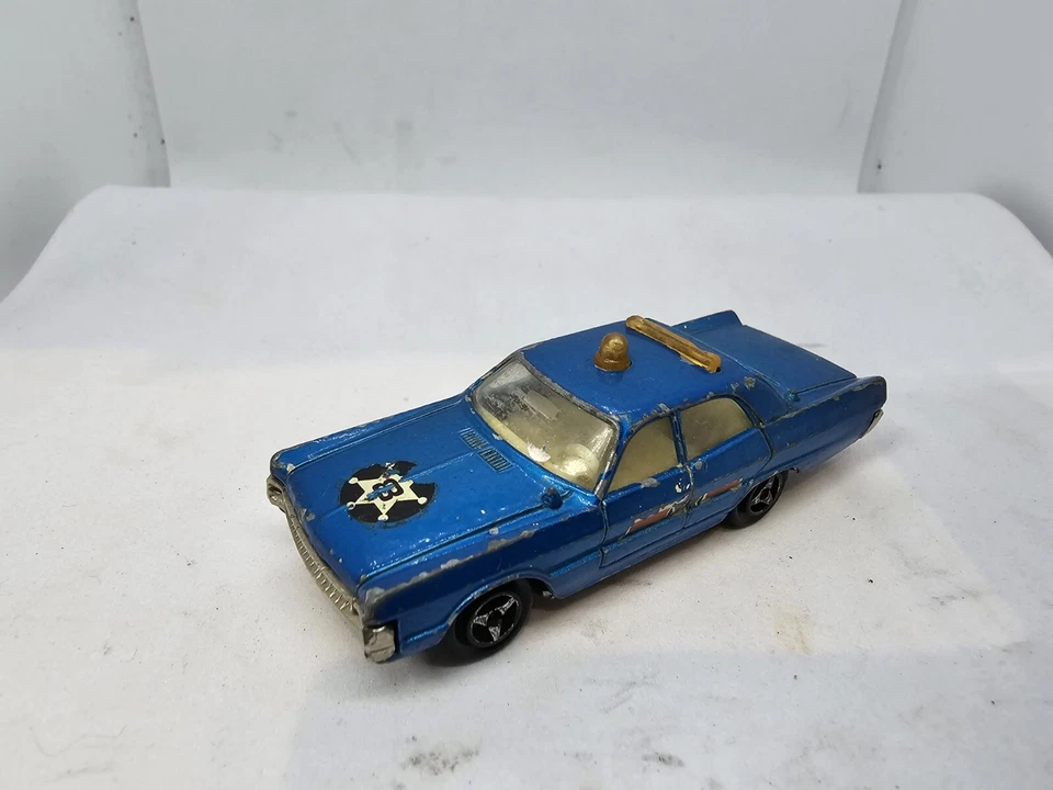 MAJORETTE PONTIAC POLICE CAR BLUE COLOURED WIDE 3 SPOKE WHEELS 1/70th SCALE — 第 4/4 张图片