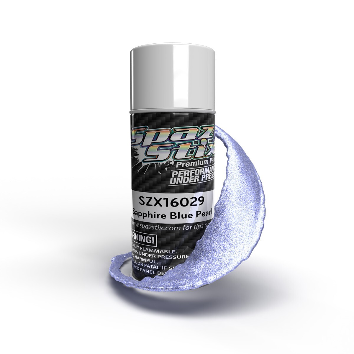 Spaz Stix 16029 Sapphire Blue Pearl Aerosol Spray Paint 3.5oz Can