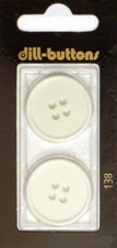 Dill Buttons ~ (0138) - 1" - 2 ct