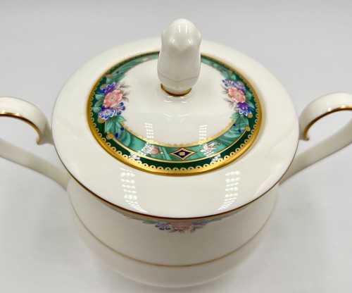 NORITAKE ASHBURY COFFEE SERVICE: COFFEE POT, CREAMER, SUGAR; 4737; GREAT COND - Picture 11 of 23