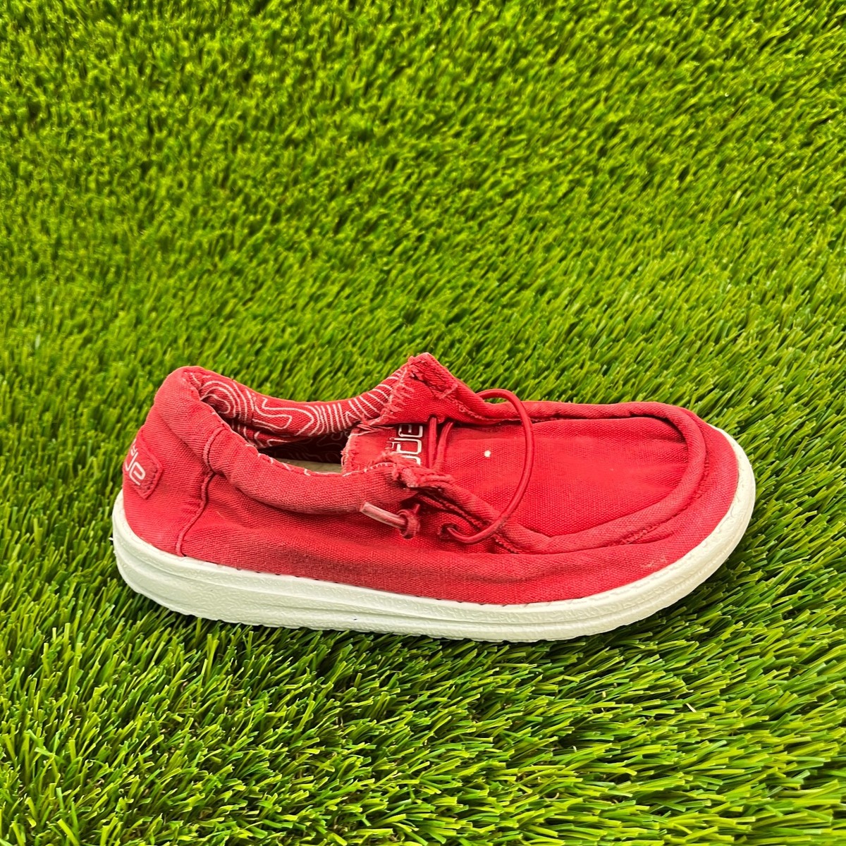 Heydude Wally Womens Red Hey Dude Shoes Hey Dude Mens Red Wally