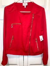 NEW TAG Chaus Womans Red Linen ( Feels Like P...