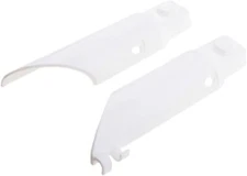 WHITE PLASTIC FORK GUARD COVER FOR CRF50 DIRT BIKE PS11