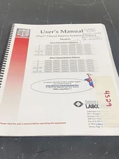 Labconco Xpert filtered balance systems stations - User Guide / Manual