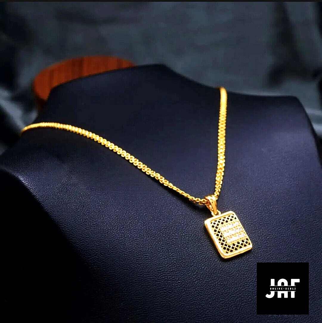 22k gold plated chain deals