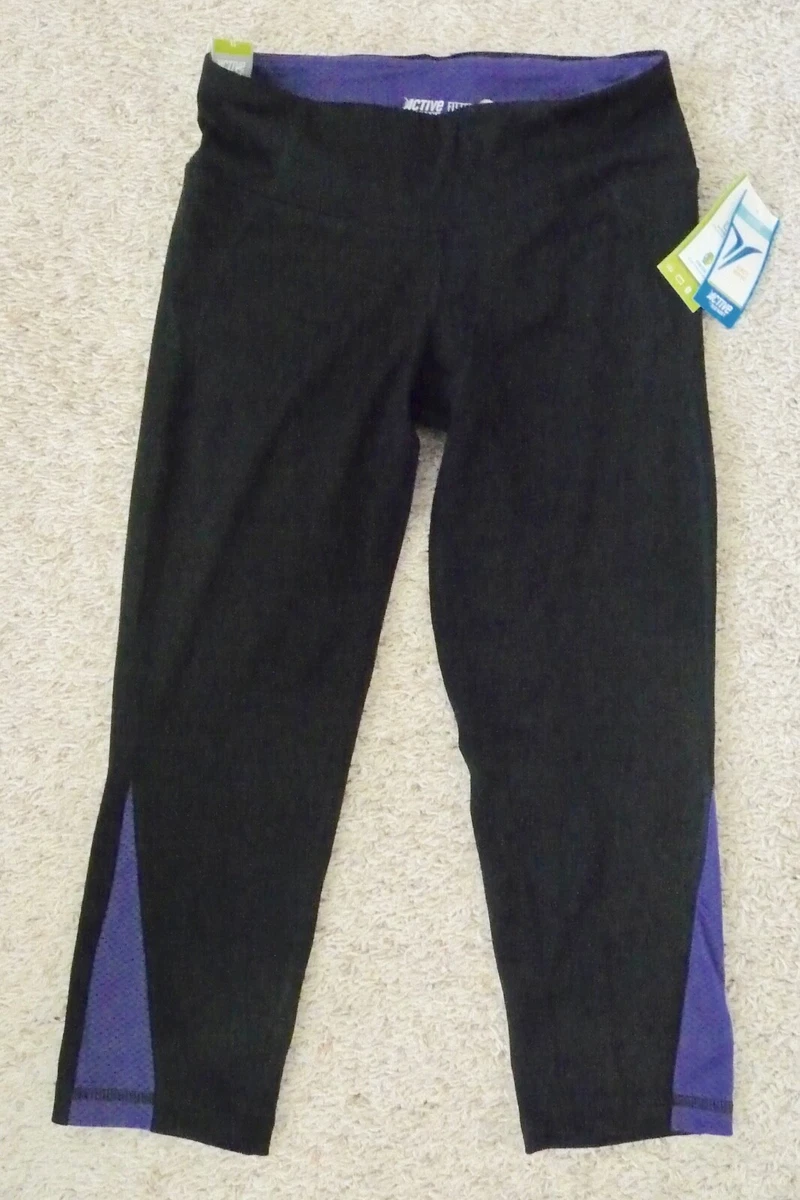 OLD NAVY Active Fitted Stretch CAPRIS LEGGINGS Women s XS Black