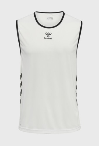 Hummel Core Xk Basket Jersey White / Black Trim New Size Extra Large Xl - Picture 4 of 6