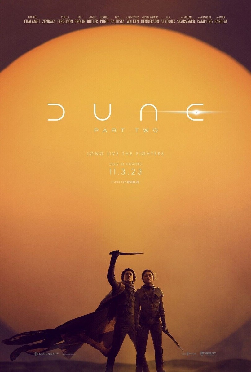 Dune Part Two 2 - Original DS movie poster 27x40 D/S Advance
