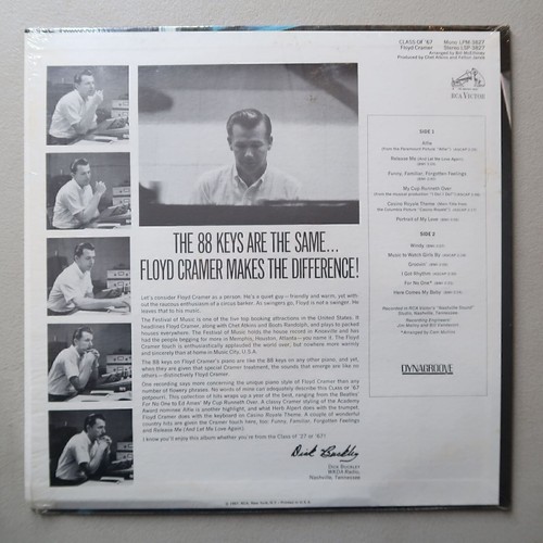 Floyd Cramer Class of '67 Vinyl LP RCA Exc 66 - Picture 2 of 4