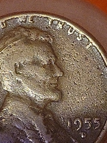 1955 D Lincoln Wheat Cent 2.8 Grams - Picture 3 of 7