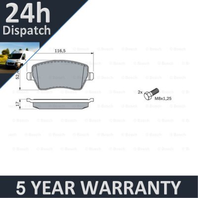 Fits Clio Kangoo Captur Micra Note Duster PV Front Brake Pads Set