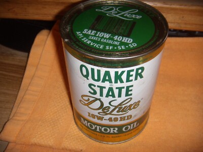 VTG-1980s Quaker État Oil de Course Nascare Fabriqué USA Maille